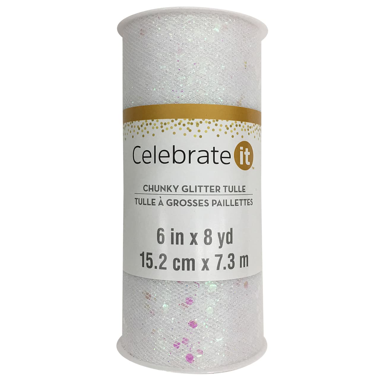 24 Pack: 6" x 8yd. Chunky Glitter Tulle by Celebrate It™